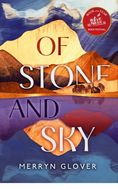 Cover of novel Of Stone and Sky by Merryn Glover with Book of the Year sticker