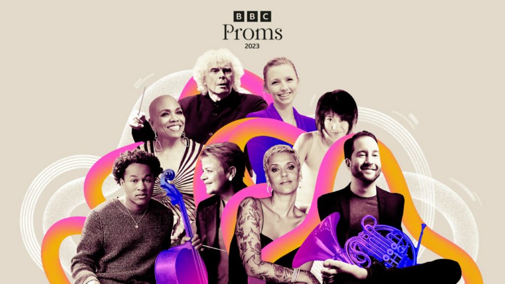 BBC Proms picture showing 8 different performers