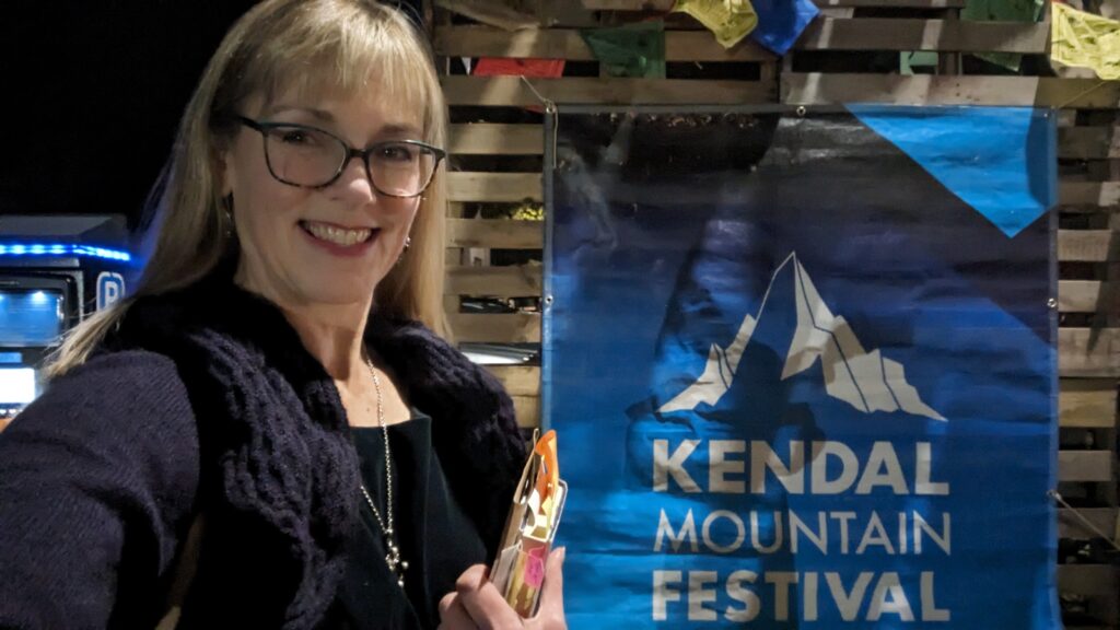 Merryn Glover at the Kendal Mountain Festival